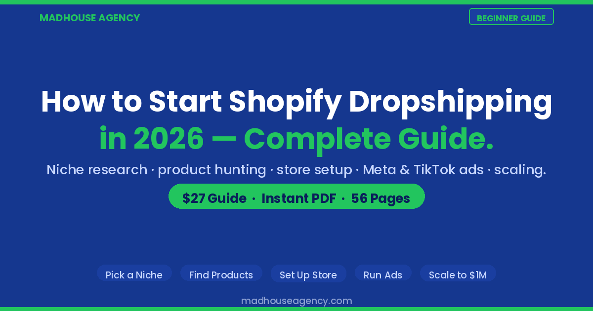How to Start Shopify Dropshipping in 2026