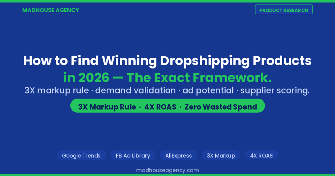 How to Find Winning Dropshipping Products in 2026